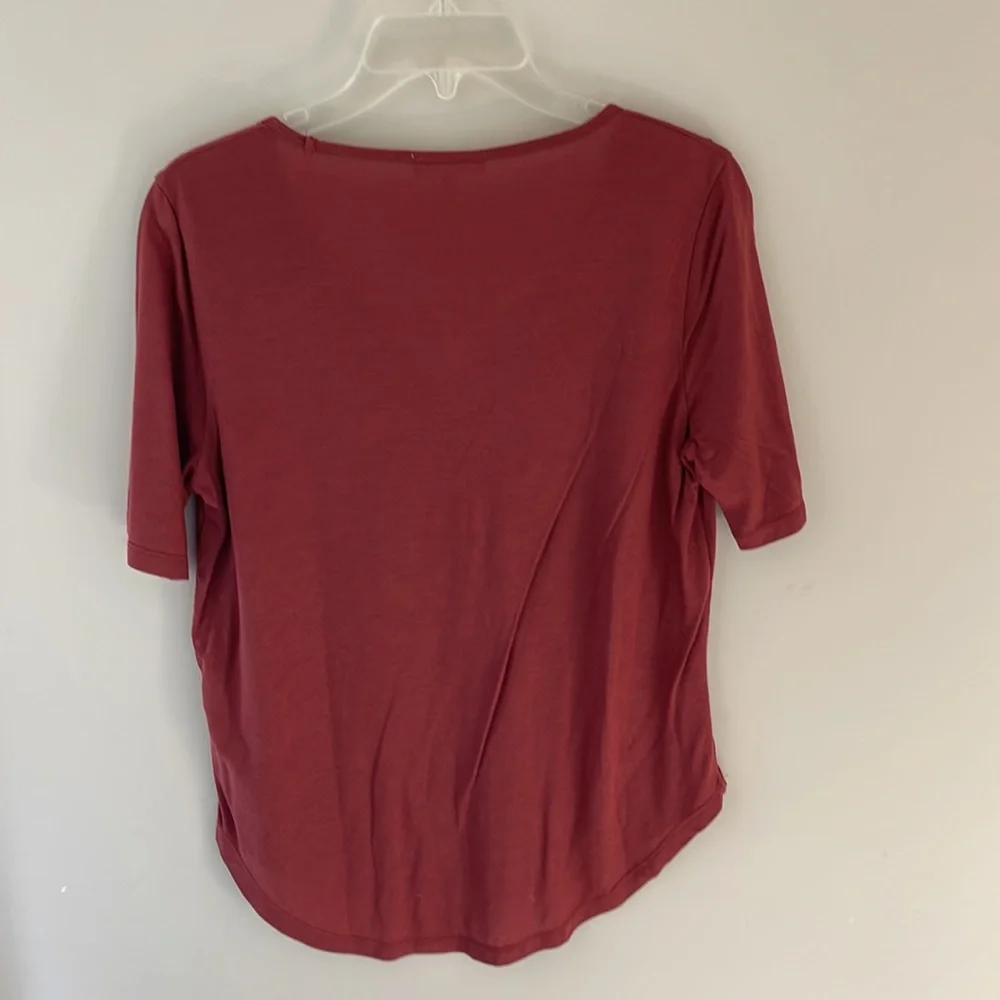 Madewell Drapey Henley Tee size M NWT - Picture 7 of 7
